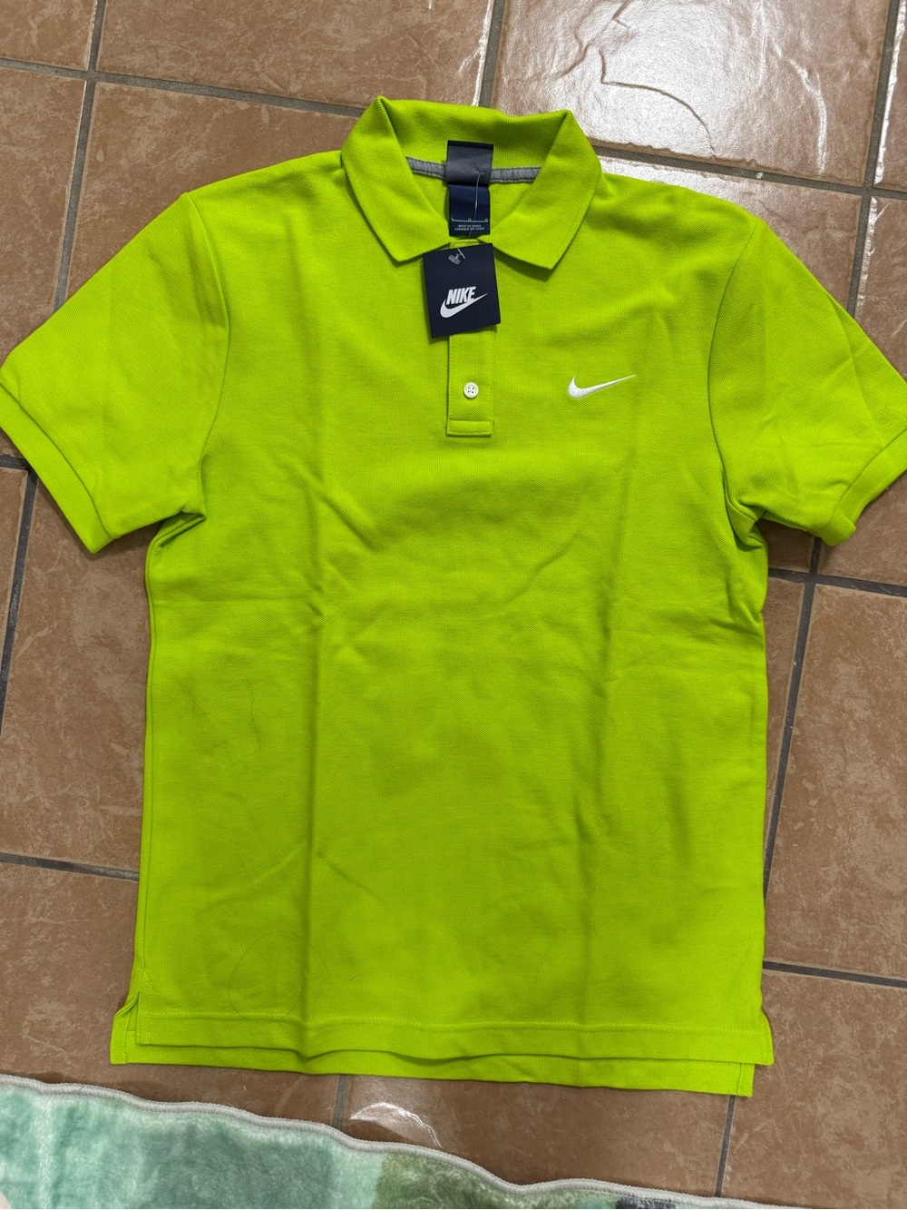 Nike Polo Shirt - Neon Lime Green